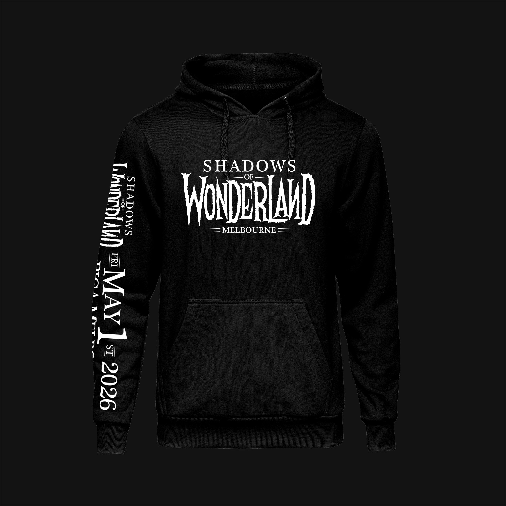 Shadows of Wonderland Hoodie 2026 BLACK