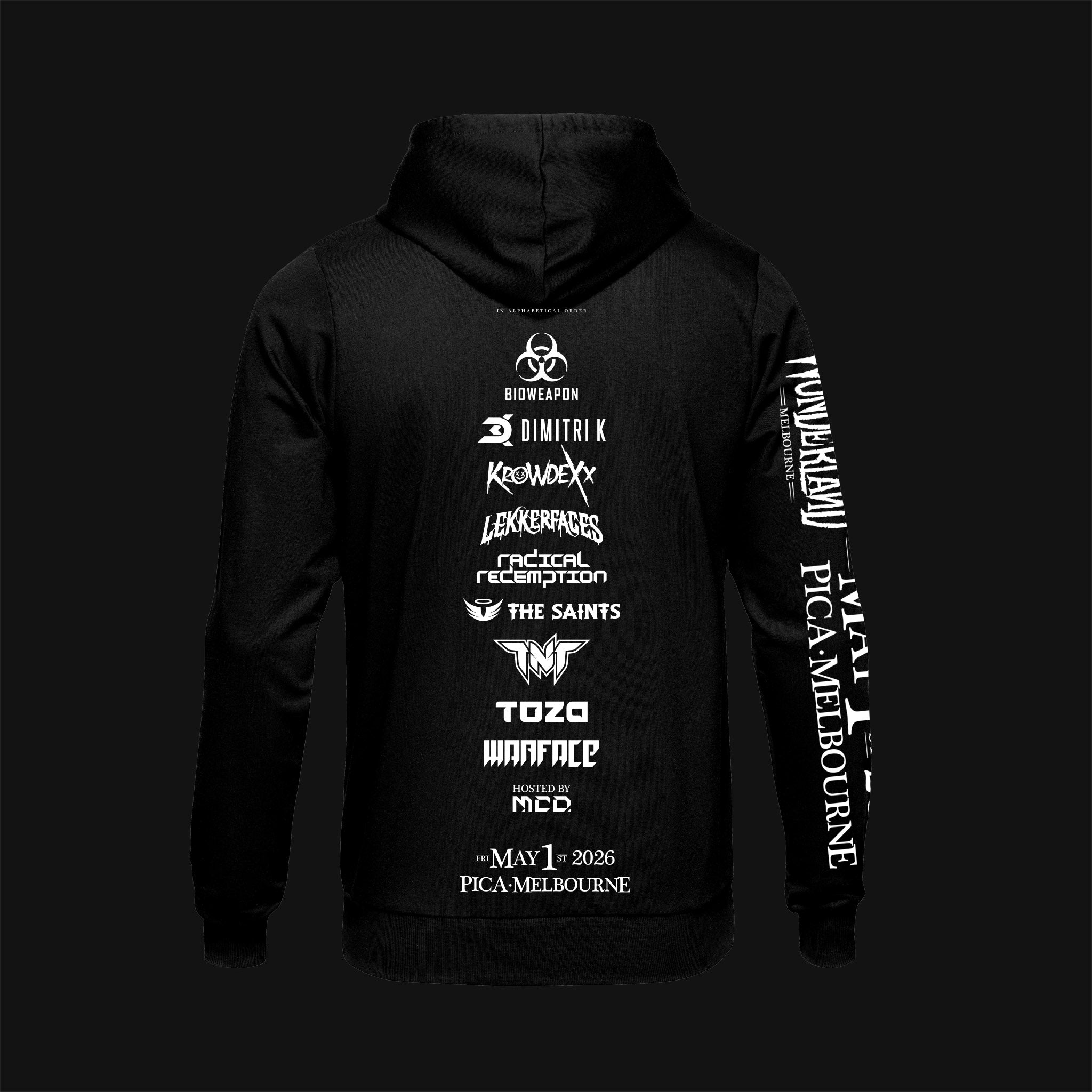 Shadows of Wonderland Hoodie 2026 BLACK