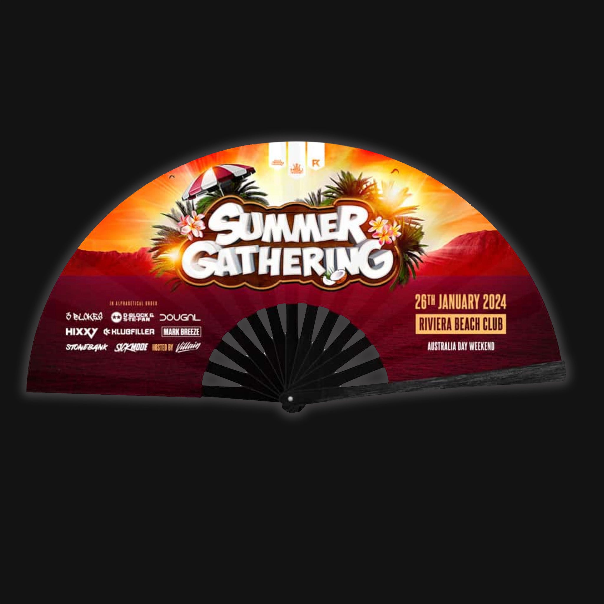 Summer Gathering - 33cm Hand Fan