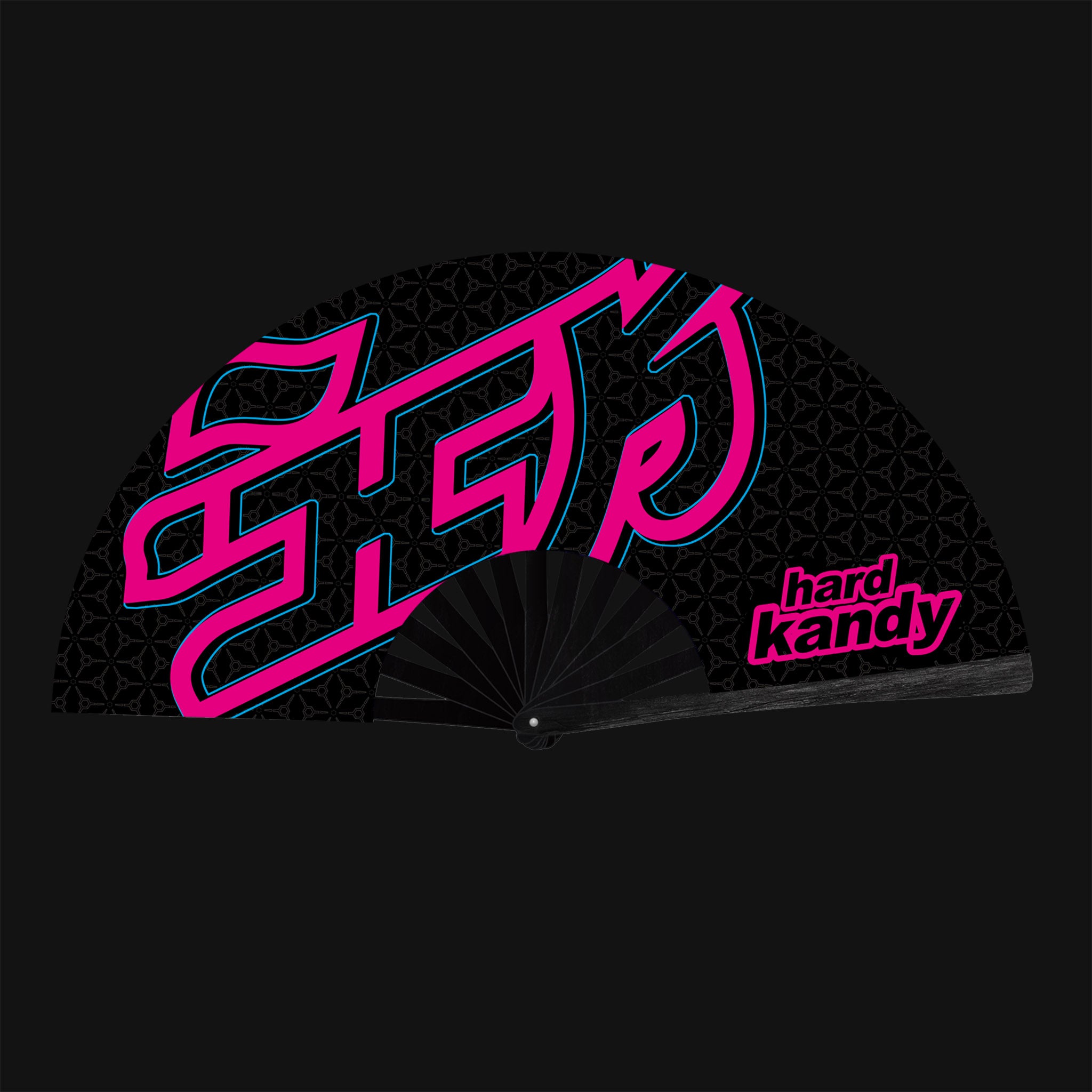 HK Logo Fan 2 - 33cm Hand Fan