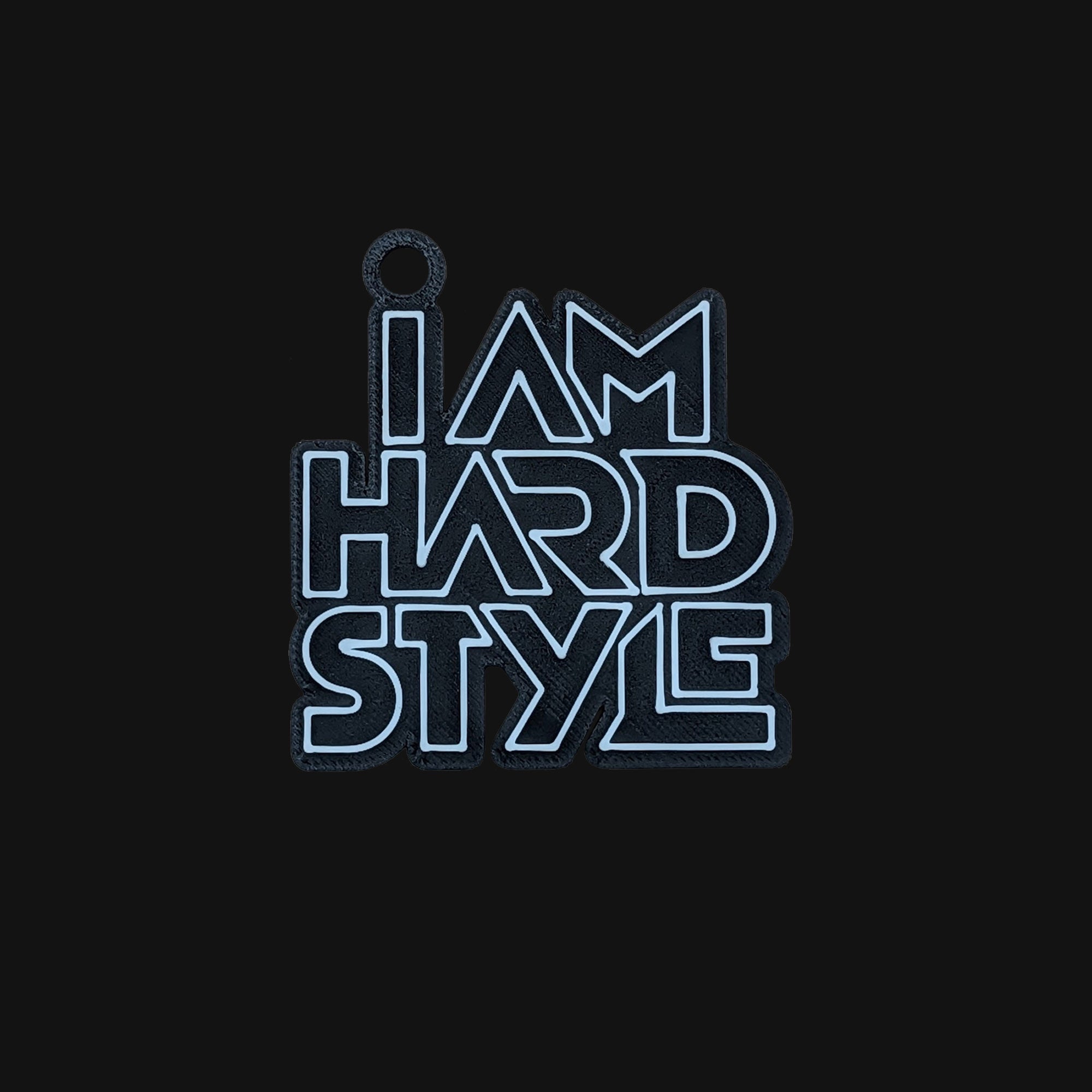 I Am Hardstyle keyring